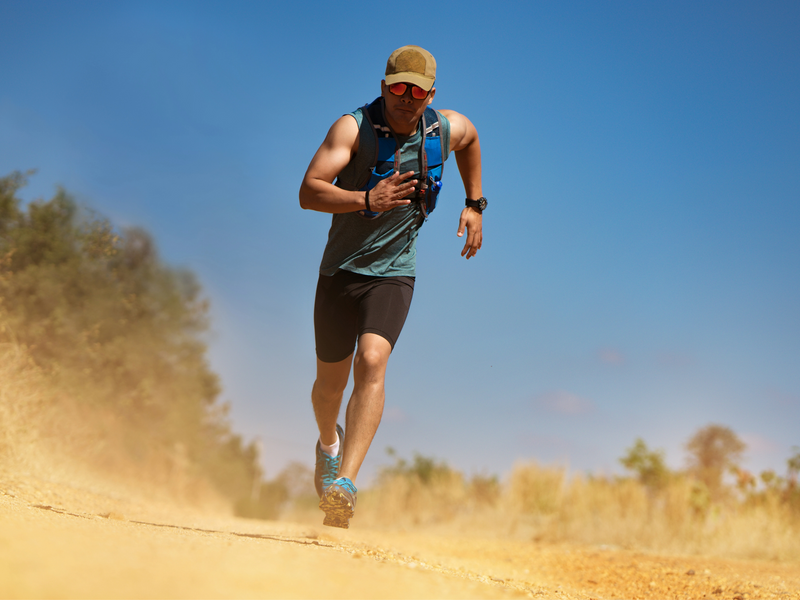 Carbohydrate gels for running